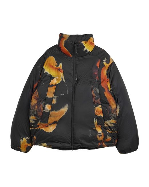 Y-3 Black Medium Puffer Jacket for men