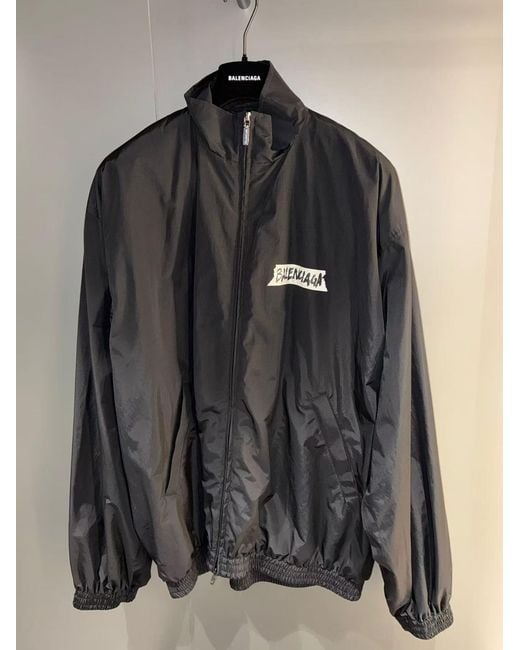 Balenciaga Black Light Jackets for men