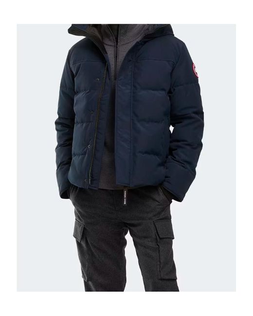 Canada Goose Blue Macmillan Hooded Parka for men