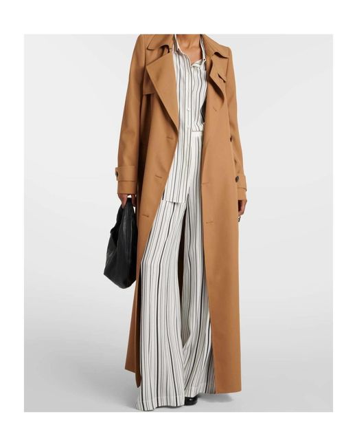 Joseph Gray Hulin Striped Wide-Leg Track Pants