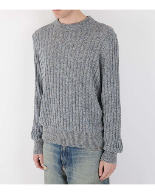 sunflower Gray Crew Neck Sweater for men