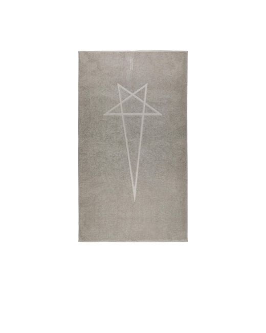 Rick Owens Gray Beach Towel