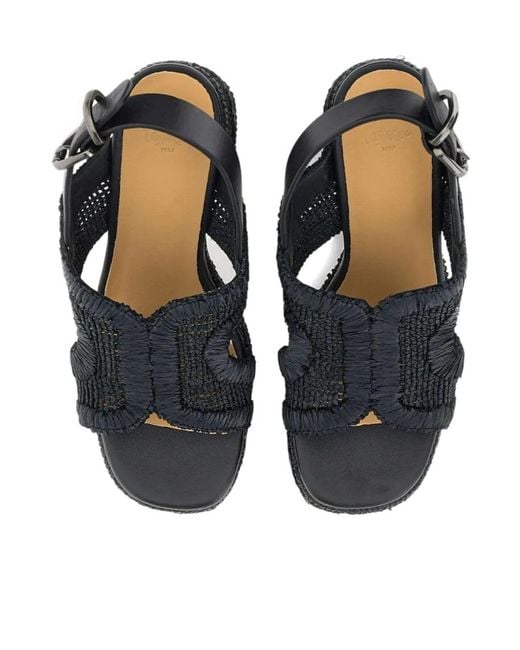 Castaner Blue Castañer Francina Platform Heeled Sandals