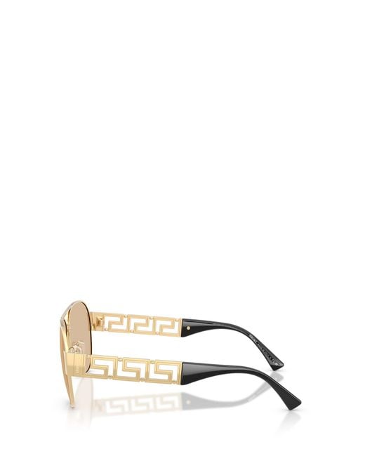 Versace Natural Pilot Sunglasses for men