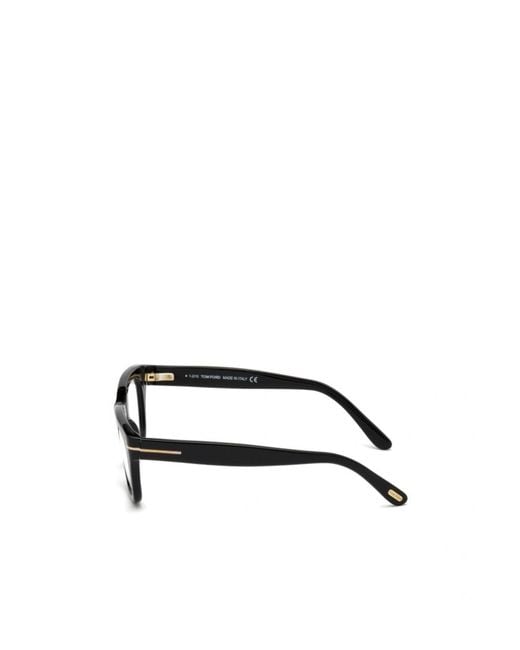 Tom Ford White Eyewear Square Frame Glasses for men