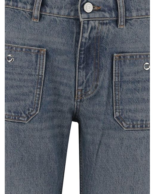 Coperni Blue Flared Jeans