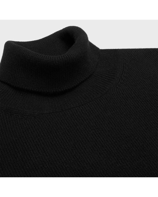 Céline Black Turtleneck Sweater