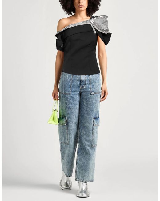 Isabel Marant Black Plain Colour Top
