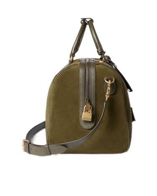 Gucci Green Savoy Medium Duffle Bag
