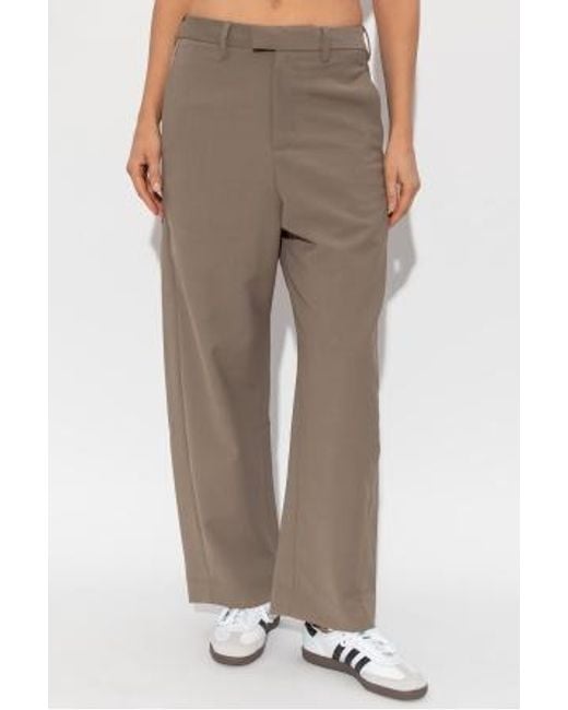 Entire studios Brown Belt-Loops Trousers for men