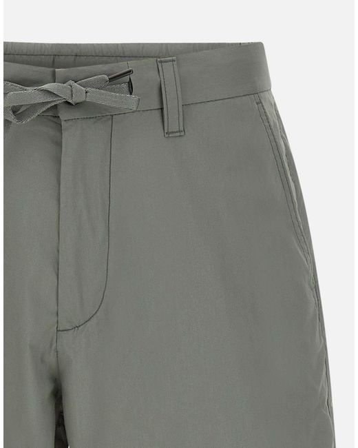 Boss Gray Drawstring Chino Shorts for men