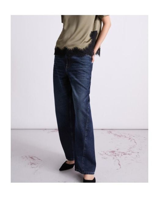 Marella Blue Barrel Jeans