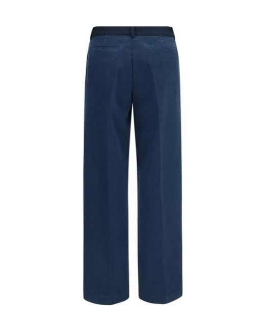 Forte_forte Blue Wide-Leg Chino Pants
