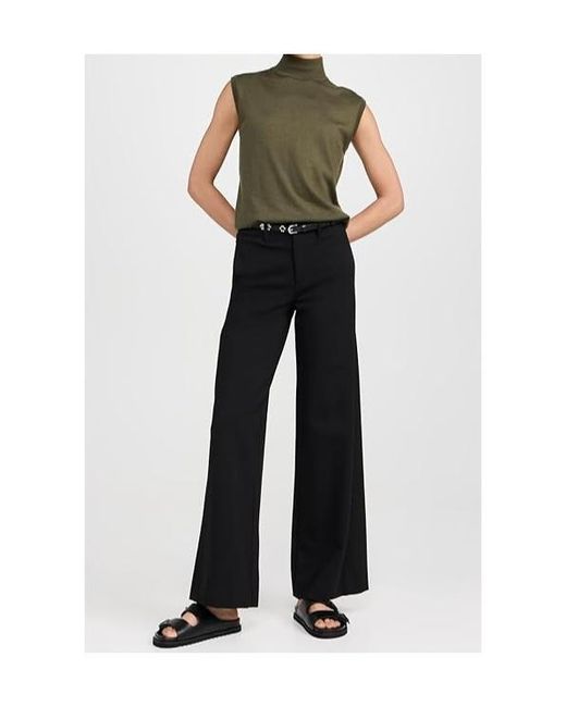 Rag & Bone Black Belt Loop Trousers