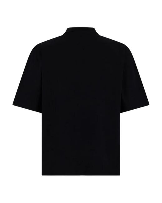 DSquared² Black Logo-Embroidered Polo Shirt for men