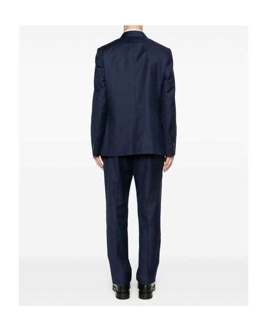 Paul Smith Blue Single-Breasted Suit for men