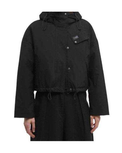 Barbour Black Long-Sleeved Casual Jacket