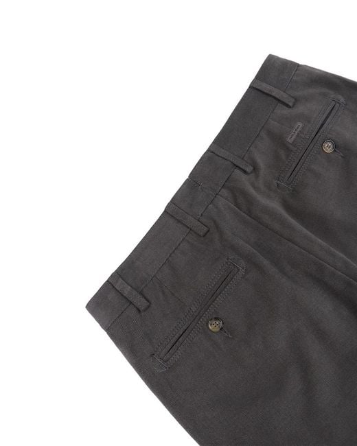 Paul & Shark Gray Straight Casual Pants for men