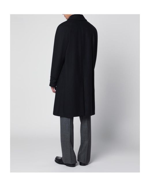 Lardini Black Long-Sleeved Coat for men