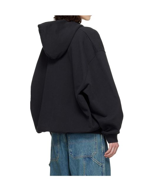 Vetements Blue Paris Tourist Zip-Up Hoodie for men