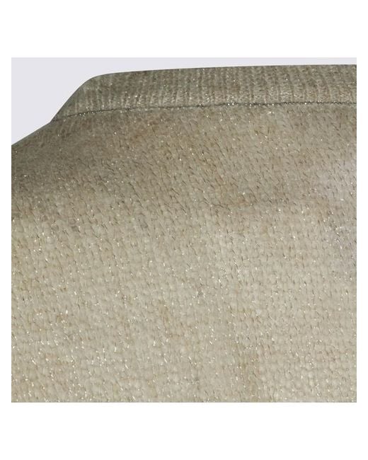 Brunello Cucinelli Natural Long Sleeved Cardigan