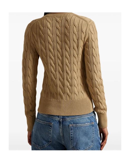 Polo Ralph Lauren Natural Cable Knit Cardigan