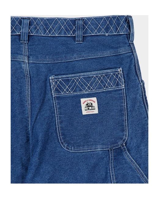 Bode Blue Belt Loop Jeans for men