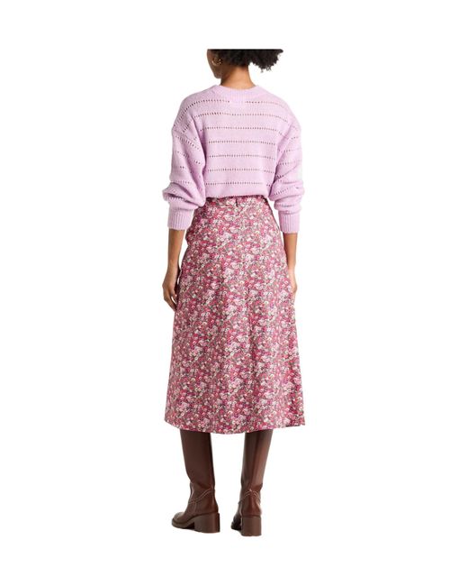 Isabel Marant Pink Simple Solid-Color Knitted Sweate