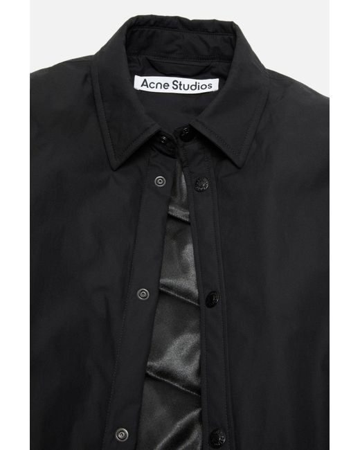 Acne Blue Button-Up Jacket for men