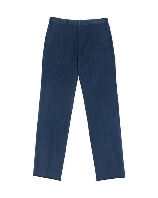 Paul & Shark Blue Straight Casual Pants for men