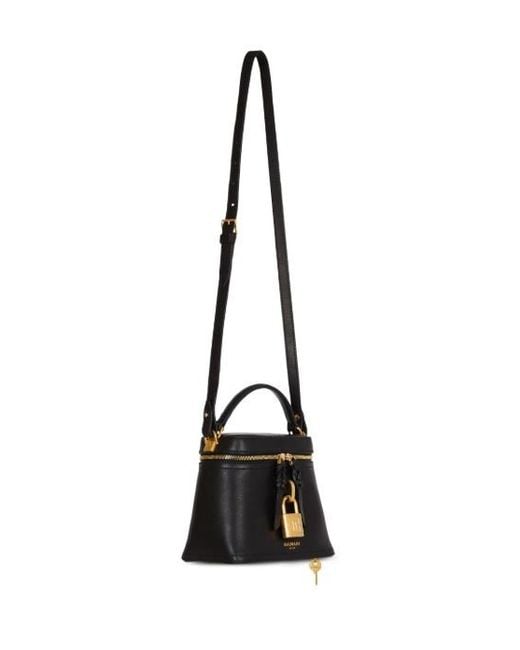 Balmain Black Pulse Vanity Handbag