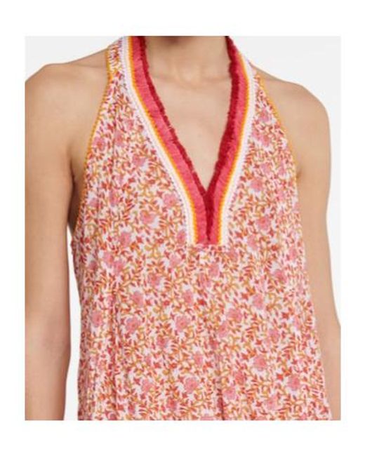 Poupette Pink Floral Maxi Dress