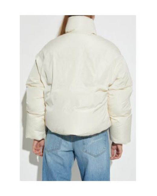 AMI White Long-Sleeved Down Jacket