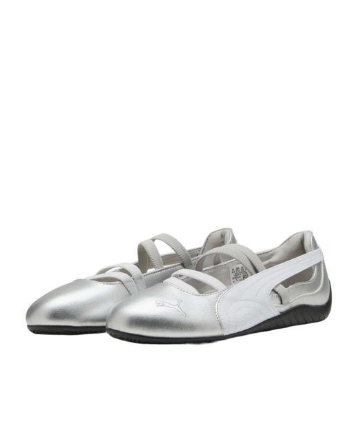PUMA White Speedcat Ballet Shoes