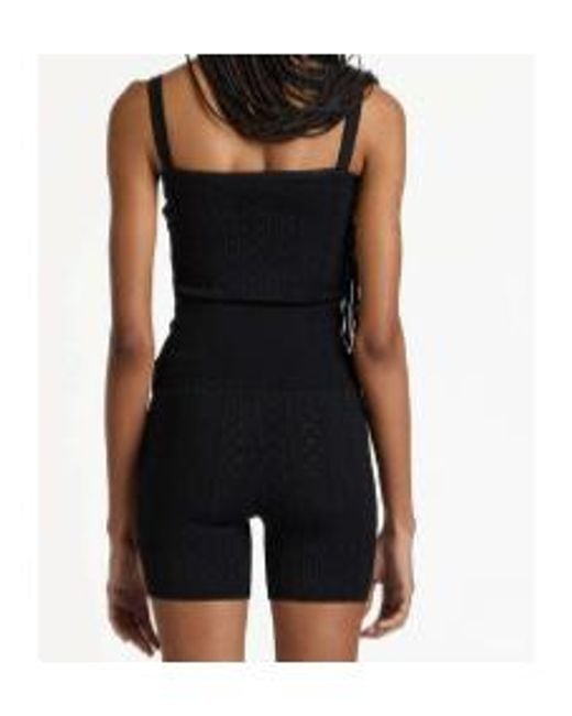 J.W. Anderson Black Jw Anderson Knitted Pointelle Cami Top