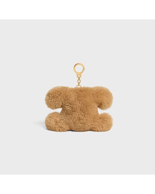 Céline White Triomphe Pom-Pom Charm