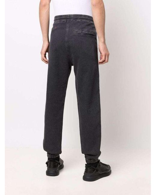 DIESEL Blue D-Lab Track Denim Pants for men