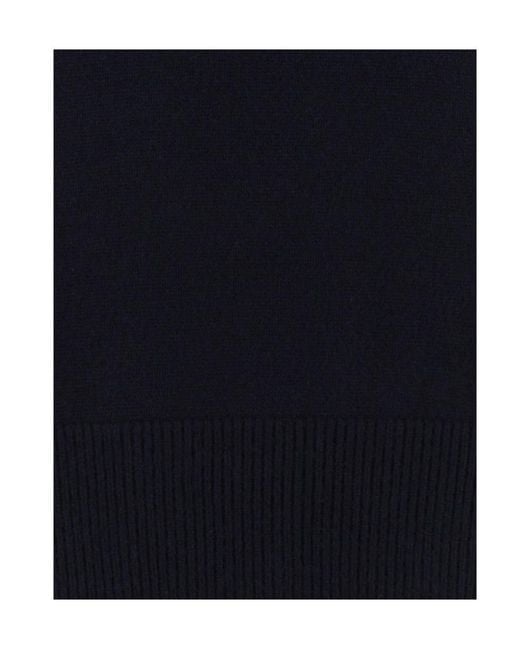 Extreme Cashmere Blue Short-Sleeve Knitted Top