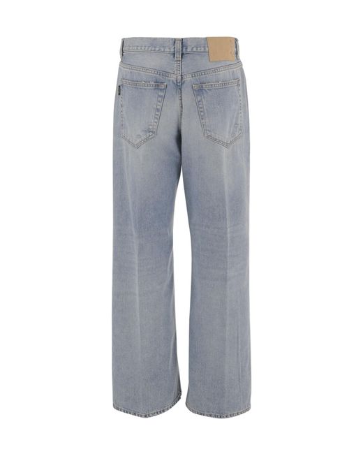 Haikure Gray Winny Distressed Straight-Leg Jeans