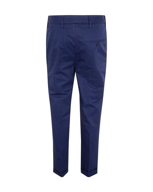 Aspesi Blue Slim Tailored Pants