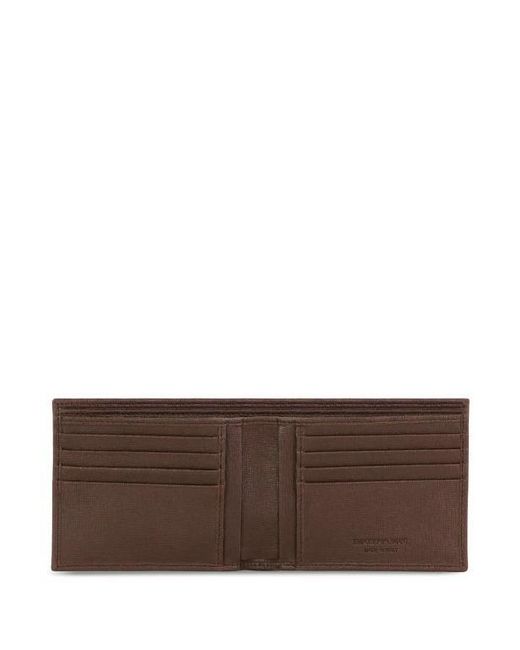 Emporio Armani Brown Logo Details Wallet for men