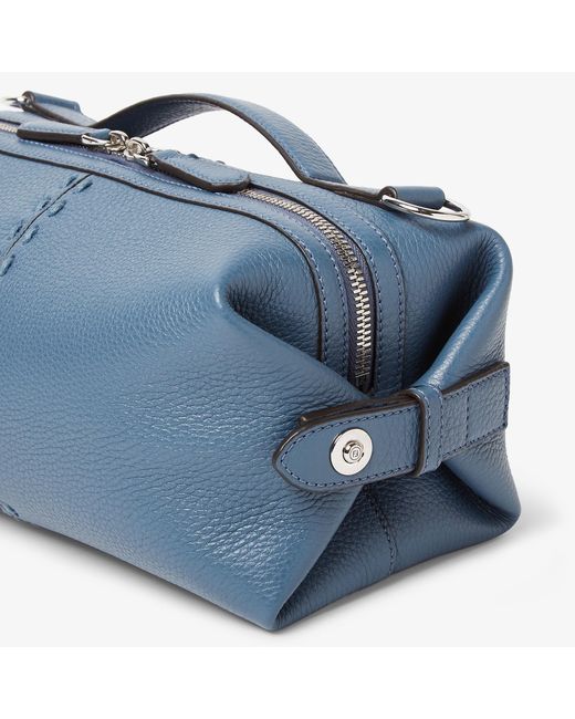 Fendi Blue Selleria Small Shoulder Bag for men