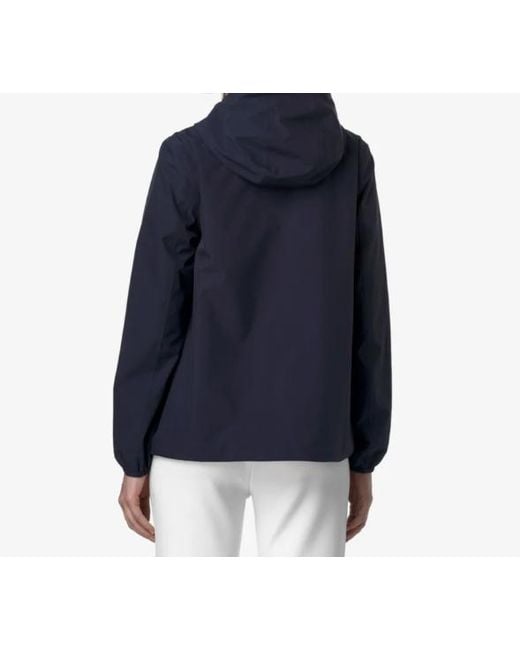 K-Way Blue Marguerite Stretch Jacket