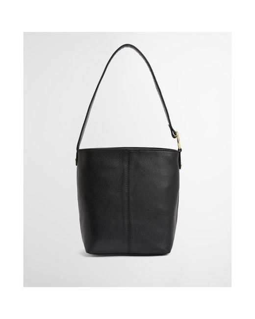 Barbour Black Bucket Bag