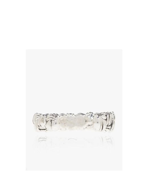 Bottega Veneta White Logo Bracelet