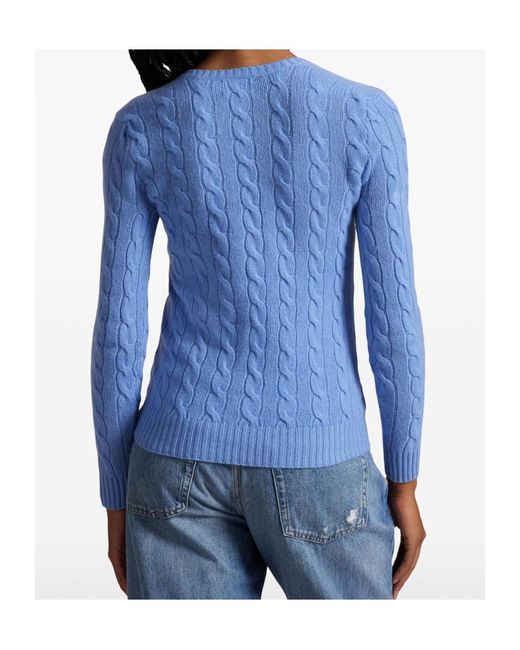 Polo Ralph Lauren Blue Cable-Knit Sweater