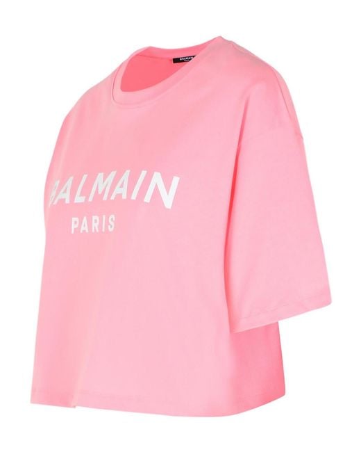 Balmain Pink T-Shirts