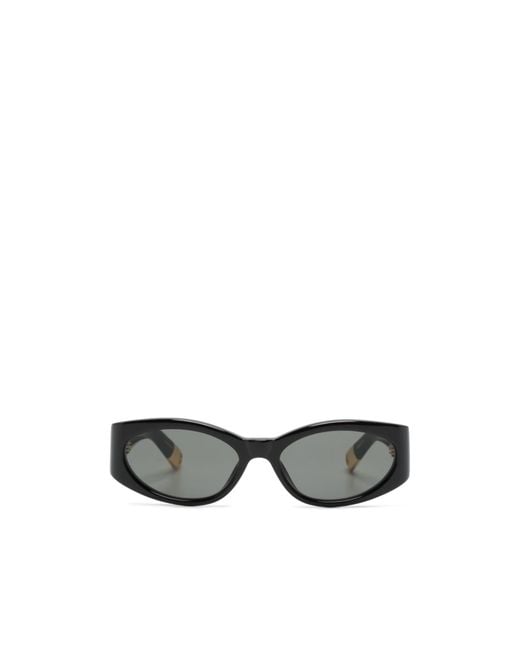 Jacquemus White Oval-Frame Sunglasses for men