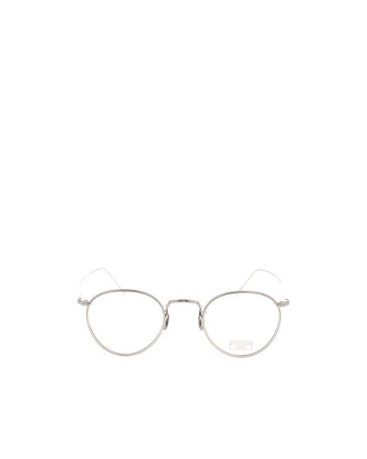 Eyevan 7285 White Circular Flat Lens