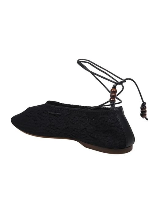 Alohas Black Rosemary Ballet Flats
